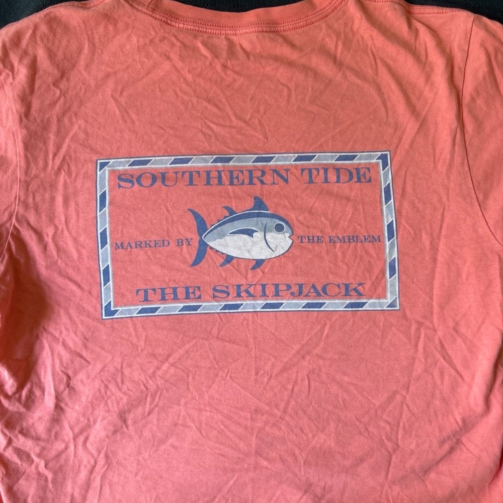 Southern Tide Salmon Tee